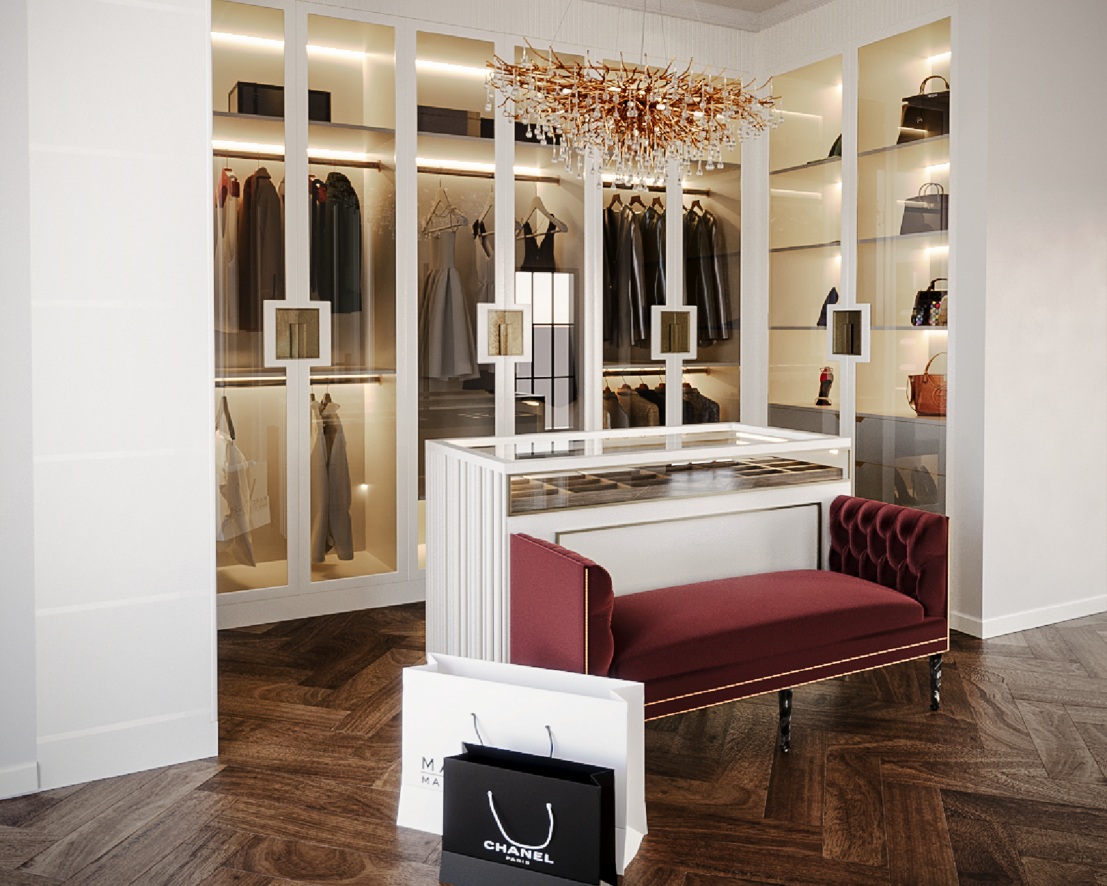 GİYİNME ODASI TASARIMI